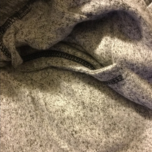 🆕Last Medium Heather Grey Melange Brushed Salt & Pepper Hacci Drawstring Jogger - Picture 7 of 8